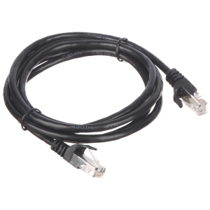 PATCHCORD RJ45/1.8-BLACK 1.8 m