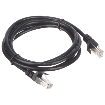 PATCHCORD RJ45/1.8-BLACK 1.8 m