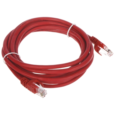 PATCHCORD RJ45/3.0-RED 3.0 m