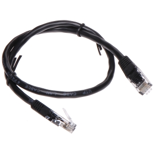 PATCHCORD RJ45/6/0.5-BLACK 0.5 m