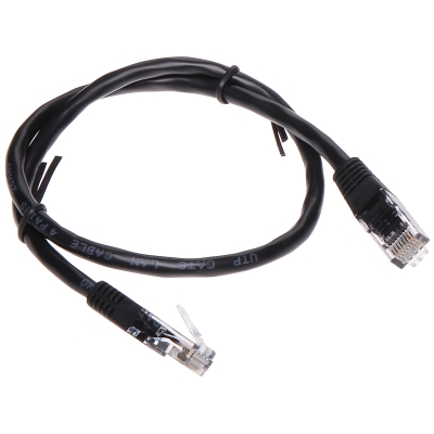 PATCHCORD RJ45/6/0.5-BLACK 0.5 m