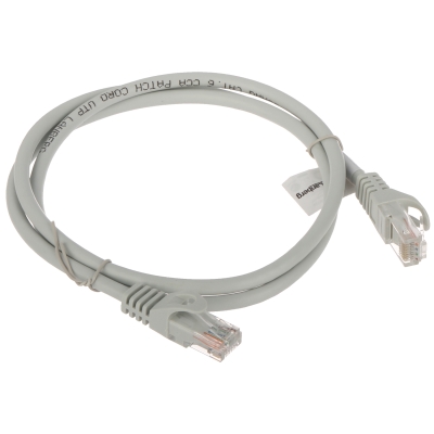 PATCHCORD RJ45/6/1.0-GREY 1.0 m Lanberg