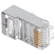WTYK MODULARNY EKRANOWANY RJ45/EKRAN*P100