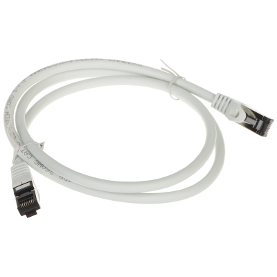 PATCHCORD RJ45/SFTP/8.1/1.0-GREY 1.0 m Lanberg