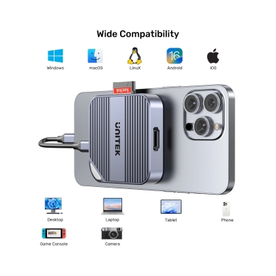 CZYTNIK KART PAMIĘCI SD/MICRO SD S1244CGY01 MagSafe UNITEK