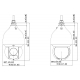 KAMERA IP SZYBKOOBROTOWA ZEWNĘTRZNA SD5A445XA-HNR 4 Mpx 3.95 ... 177.7 mm DAHUA