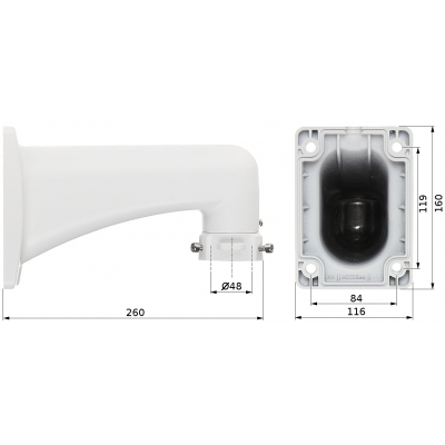 KAMERA IP SZYBKOOBROTOWA ZEWNĘTRZNA SD65F233XA-HNR - 1080p 5.8 ... 191.4 mm DAHUA