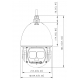 KAMERA IP SZYBKOOBROTOWA ZEWNĘTRZNA SD6AL233XA-HNR-IR - 1080p, 5.8 ... 191.4 mm DAHUA