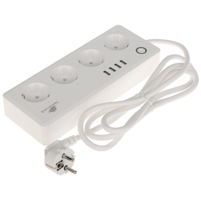 LISTWA ZASILAJĄCA SL-PS26 (4 GNIAZDA) USB Wi-Fi, Tuya Smart 1.5 m
