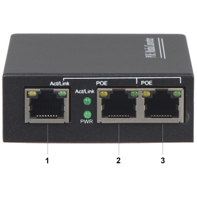 SWITCH POE SPS-2P/1 3-PORTOWY