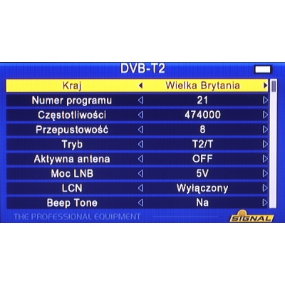 UNIWERSALNY MIERNIK ST-5150 DVB-T/T2 DVB-S/S2 DVB-C SIGNAL