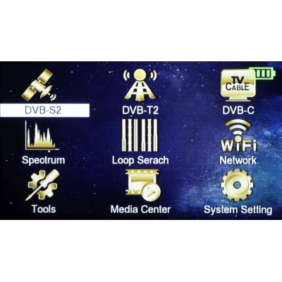 UNIWERSALNY MIERNIK STC-45 DVB-T/T2 DVB-S/S2 DVB-C Spacetronik