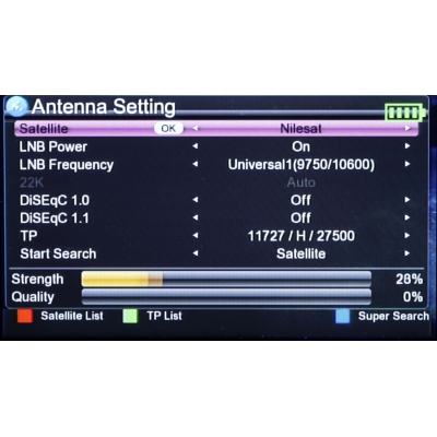 UNIWERSALNY MIERNIK STC-45 DVB-T/T2 DVB-S/S2 DVB-C Spacetronik