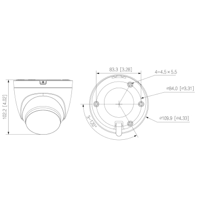 KAMERA IP T2A-PV-0280B Wi-Fi, Smart Dual Light Active Deterrence - 1080p 2.8 mm DAHUA