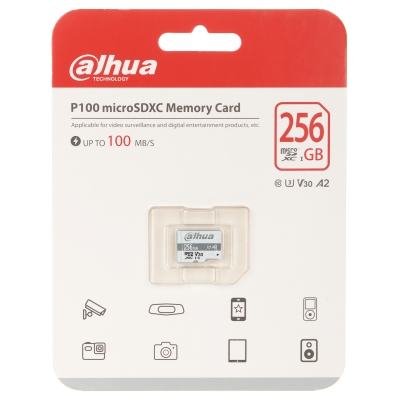 KARTA PAMIĘCI TF-P100/256GB microSD UHS-I, SDXC 256 GB DAHUA