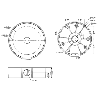 UCHWYT KAMERY TR-JB04-C-IN UNIVIEW