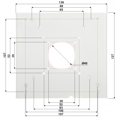 UCHWYT NA SŁUP TR-UP06-C-IN UNIVIEW