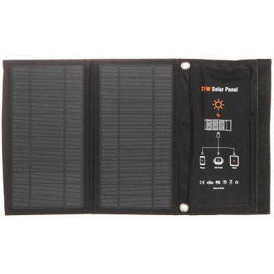 PRZENOŚNY PANEL FOTOWOLTAICZNY TRAVEL-SOLAR/21W-USB SKŁADANY VOLT Polska