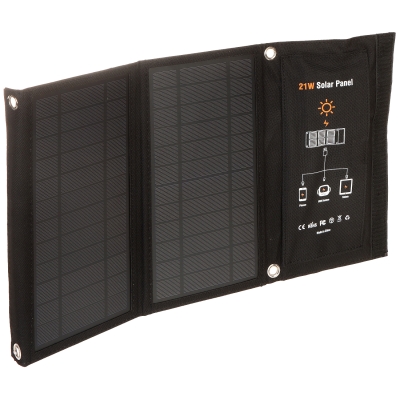 PRZENOŚNY PANEL FOTOWOLTAICZNY TRAVEL-SOLAR/21W-USB SKŁADANY VOLT Polska