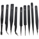 ZESTAW PĘSET PRECYZYJNYCH TWEEZERS-SET/1 9 SZT.