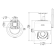 KAMERA IP OBROTOWA ZEWNĘTRZNA UHO-P1A-M3F4D Wi-Fi - 3 Mpx 4 mm UNIVIEW