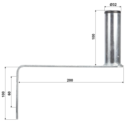 UCHWYT MUROWY UMZ-32L20