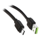 PRZEWÓD USB-A/USB-C-0.25M-GC GCmatte 0.25 m Green Cell
