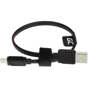 PRZEWÓD USB-A/USB-C-0.25M-GC GCmatte 0.25 m Green Cell