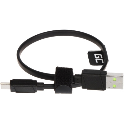 PRZEWÓD USB-A/USB-C-0.25M-GC GCmatte 0.25 m Green Cell