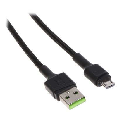 PRZEWÓD USB-A/USB-MICRO/0.3M-GC PowerStream 0.3 m Green Cell