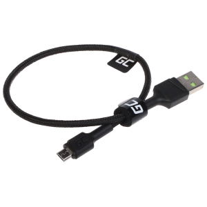 PRZEWÓD USB-A/USB-MICRO/0.3M-GC PowerStream 0.3 m Green Cell