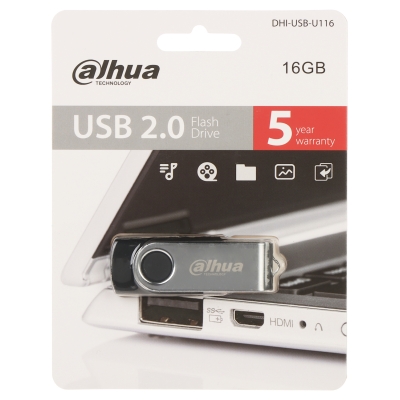 PENDRIVE USB-U116-20-16GB 16 GB USB 2.0 DAHUA
