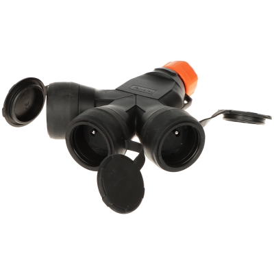 GNIAZDO PRZENOŚNE POTRÓJNE XF188G-EPN 250 V 16 A Famatel