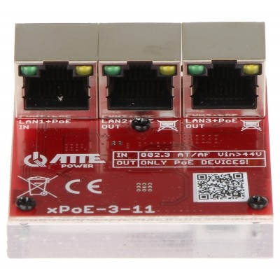 Switch PoE XPOE-3-11 3-PORTOWY ATTE