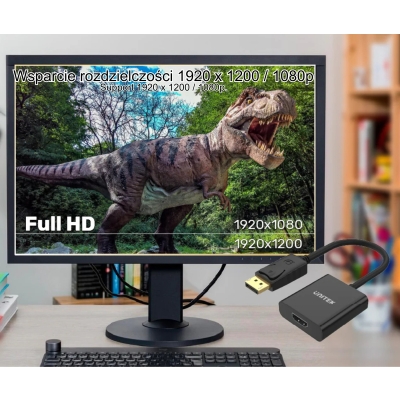 KONWERTER DISPLAYPORT NA HDMI Y-5118DA UNITEK