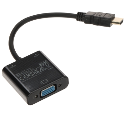 KONWERTER HDMI NA VGA Y-6333 + AUDIO UNITEK