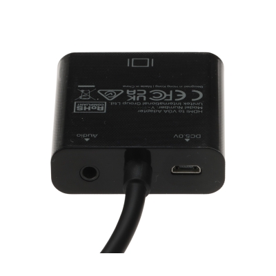 KONWERTER HDMI NA VGA Y-6333 + AUDIO UNITEK