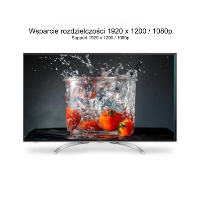 KONWERTER HDMI NA VGA Y-6333 + AUDIO UNITEK