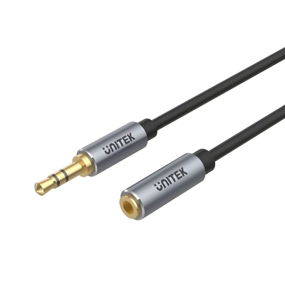 PRZEWÓD Y-C932ABK Jack TRS 3.5 mm WTYK / Jack TRS 3.5 mm GNIAZDO 1.0 m UNITEK