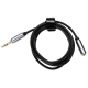 PRZEWÓD Y-C932ABK Jack TRS 3.5 mm WTYK / Jack TRS 3.5 mm GNIAZDO 1.0 m UNITEK