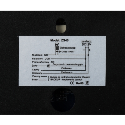 ZAMEK SZYFROWY ZS40B VIDOS
