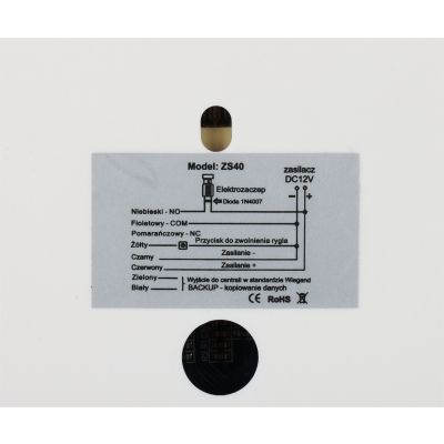 ZAMEK SZYFROWY ZS40W VIDOS